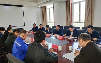 Leaders of the Shandong Provincial Department of Industry and Information Technology went to Zibo and Weifang to conduct research on the development of the rare earth industry and to inspect and verify the self inspection and self correction of the rare e