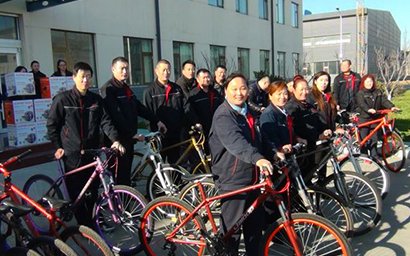 The company held a cultural and sports event to welcome the Chinese New Year in 2017